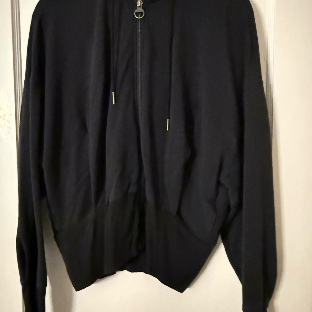 Athleta Black Hoodie Sweatshirt